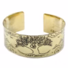 Brass Tibetan Mantra Bracelet - Tree of Life - Image 3