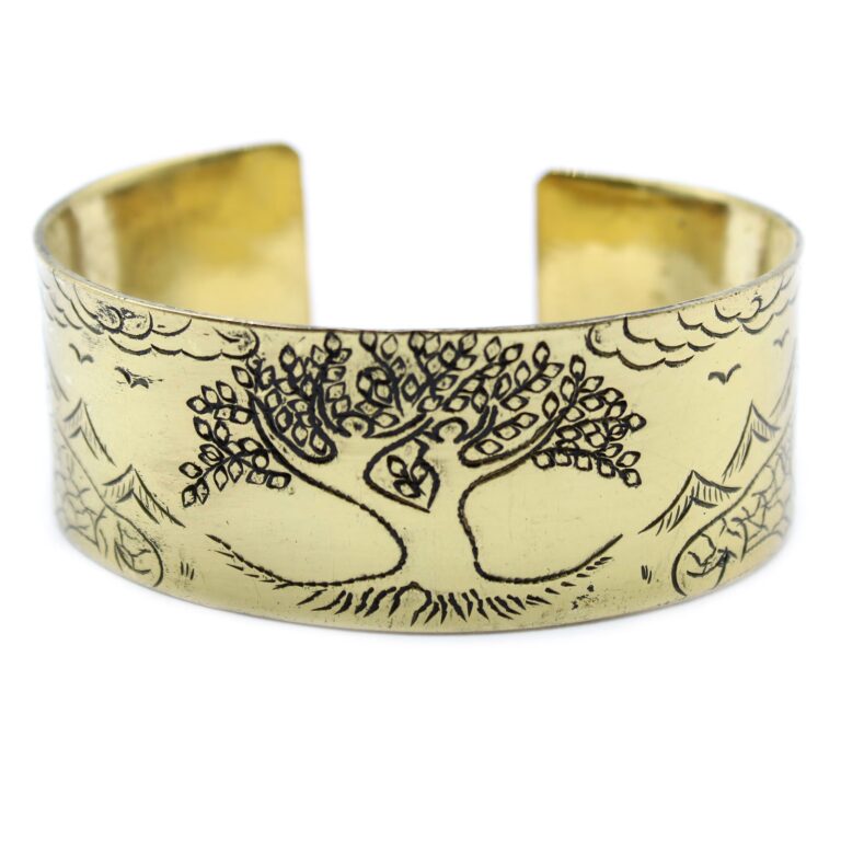 Brass-Tibetan-Mantra-Bracelet-Tree-of-Life