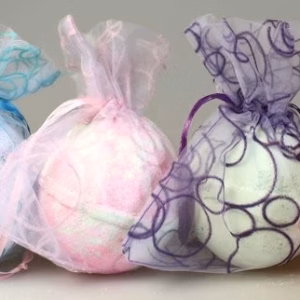 Bubble Organza Pose - Babyblå