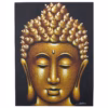 Buddha Gemälde - Gold - Sand-Finish