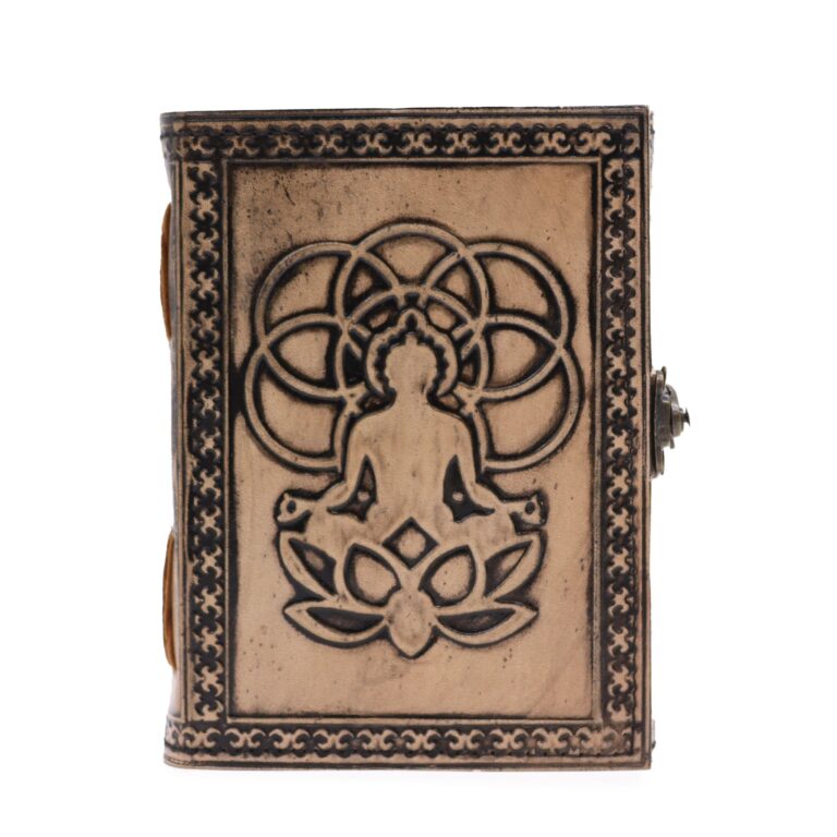 Buddha-Esoteric-Notebook-Red-Tan-200-pages-Stich-Edge-17.5x12
