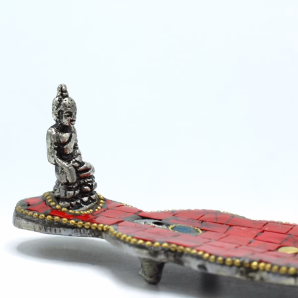 Tibetansk Røkelsesholder med Lang Dolk Fra Buddha - Bilde 3