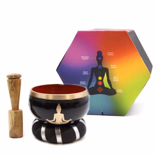 Buddha Syngeskålsett - Svart/Oransje 10,7 cm - Bilde 4