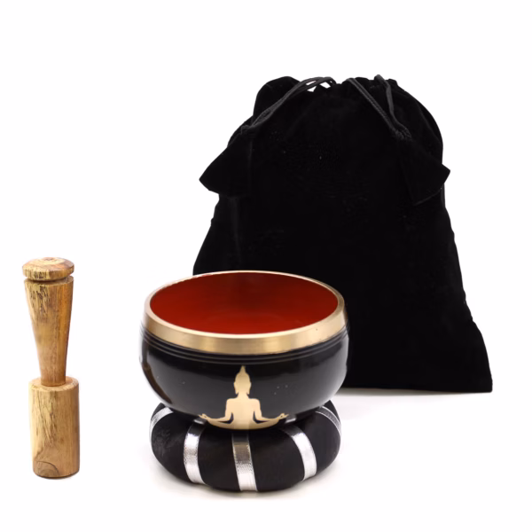 Buddha Syngeskålsett - Svart/Oransje 10,7 cm - Bilde 7