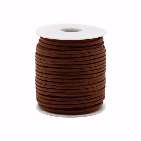 Anheng Snor På Rull - 2,5 mm x 45 M - Mørkebrun A010