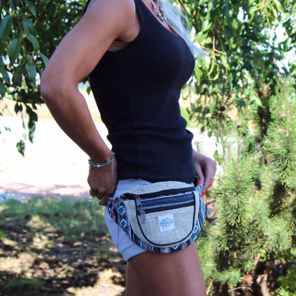 Bum Bag - Hamp Og Bomull - Tilfeldig Design - Bilde 2