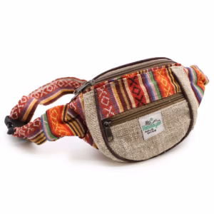 Gürteltasche - Zufälliges Design aus Hanf und Baumwolle