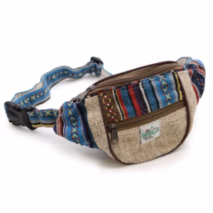 Gürteltasche - Zufälliges Design aus Hanf und Baumwolle
