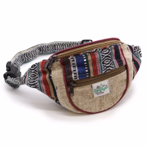 Gürteltasche - Zufälliges Design aus Hanf und Baumwolle