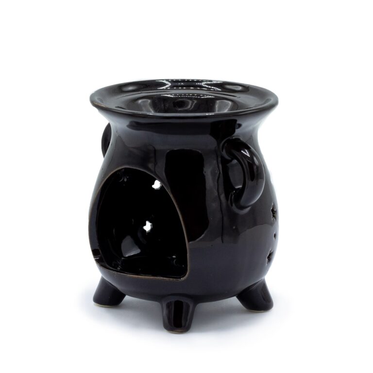 Caildren-Oil-Burner-Moon-Phase-Black