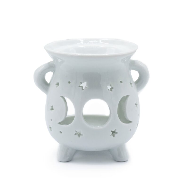 Caildren-Oil-Burner-Moon-Phase-White