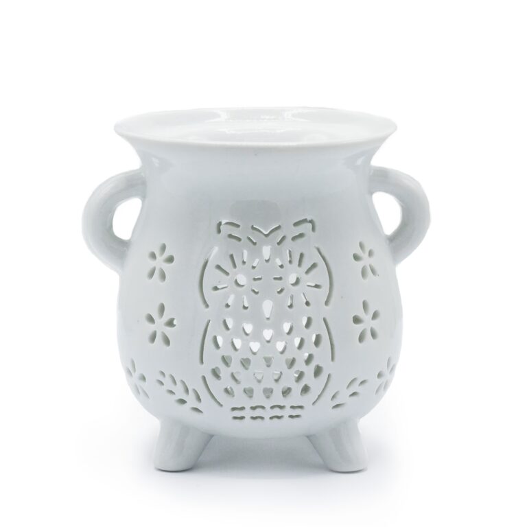 Caildren-Oil-Burner-Owl-White