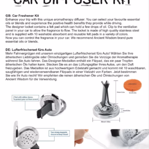 Car Diffuser Kit - Auto Wheel - 30mm