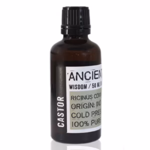 Basisöle - Bernsteinfarbene Flasche 50ml Rizinusöl - 50ml