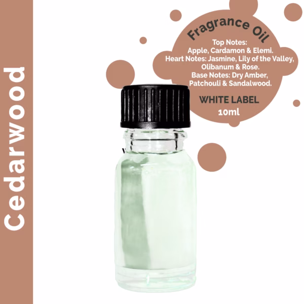 Duftolje 10ml Sedertre - Uten Etikett