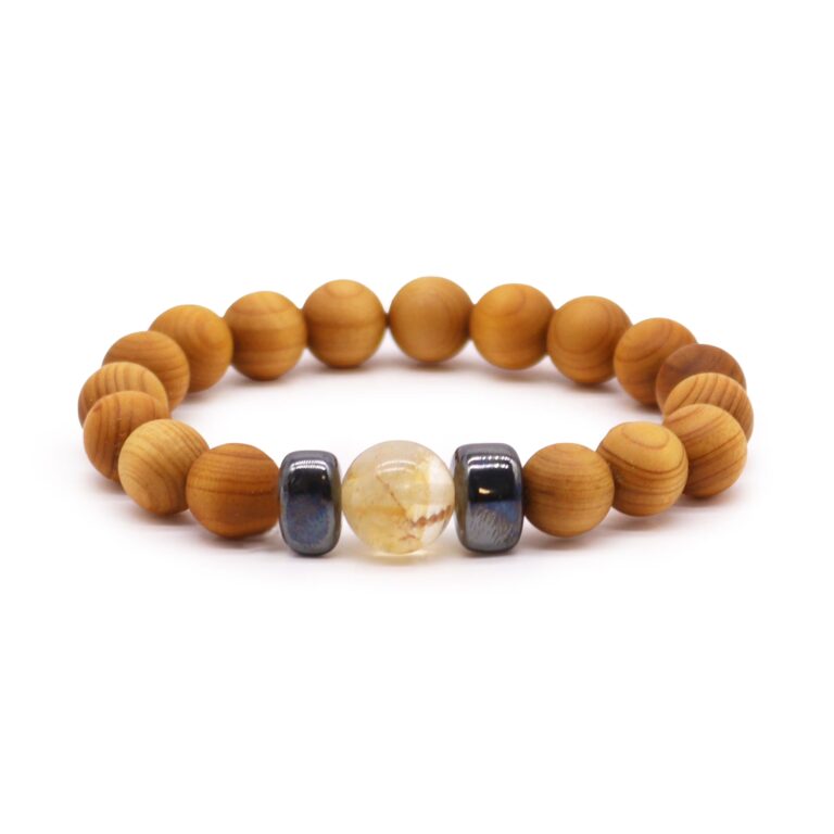 Cedarwood-Solar-Plexus-Chakra-Bangle-with-Citrine