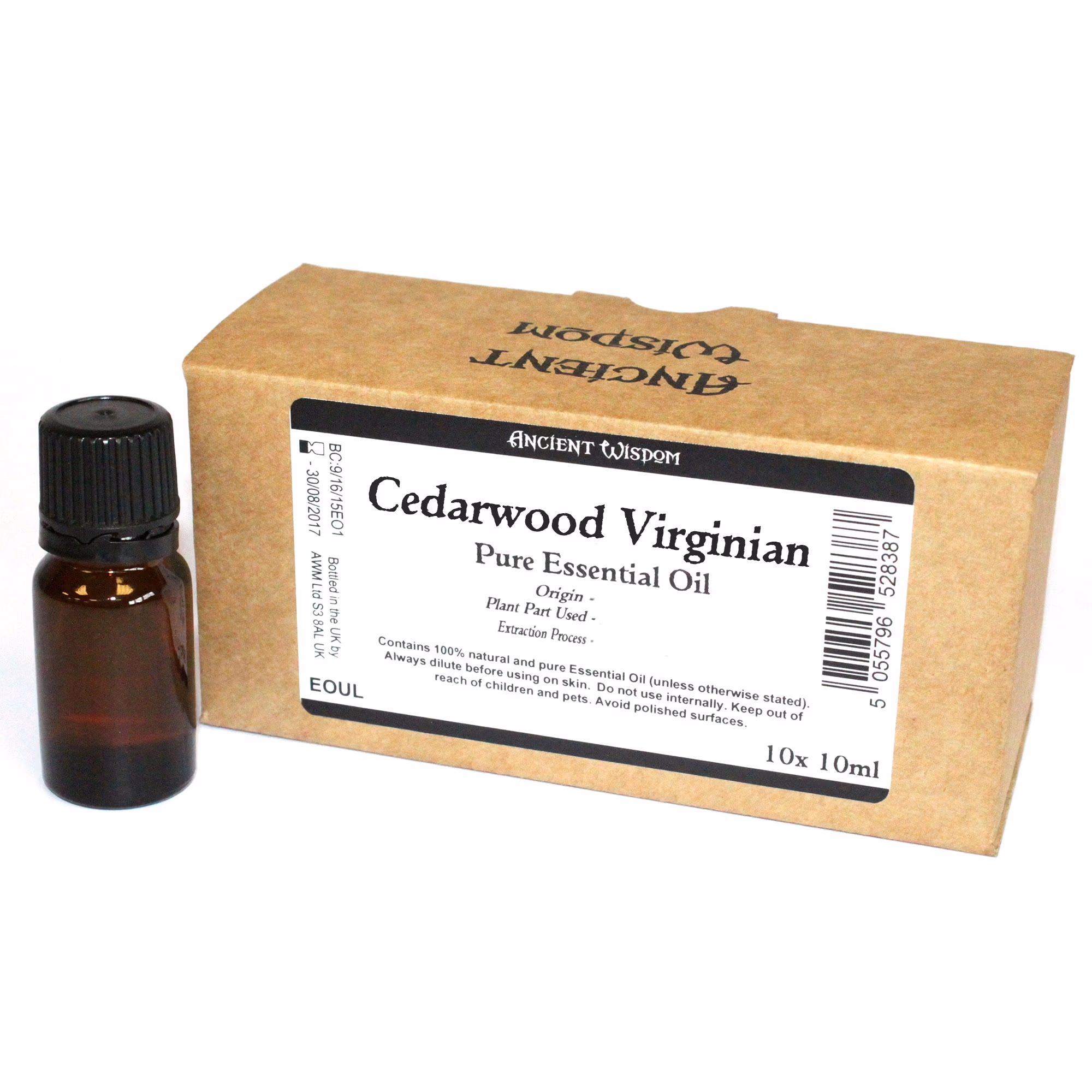 Cedarwood Virginian Essential Oil Unlabelled 10ml x 10pcs