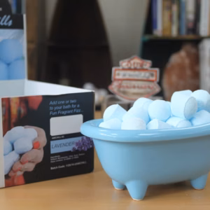 Baignoire en Céramique - Bleu Bébé - Mini