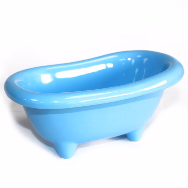 Baignoire en Céramique - Bleu Bébé - Mini