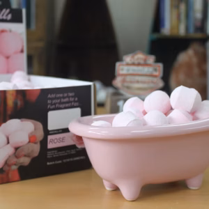 Ceramic Mini Bath - Rose