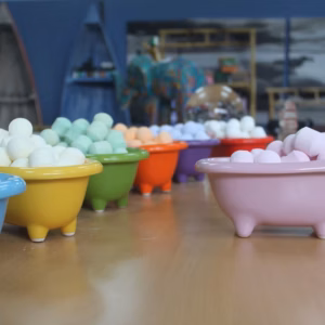 Ceramic Mini Bath - Rose