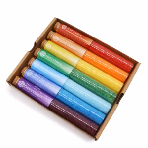 Chakra Badsalt i Flaskor - Presentpaket om 7