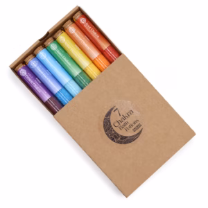 Chakra Badsalt i Flaskor - Presentpaket om 7