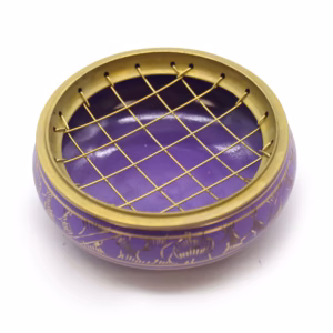Chakra Charcoal Incense Jar - Crown