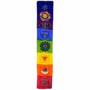 Chakra Drop Banner - Rainbow 183x35cm