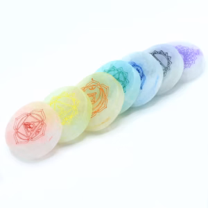 Chakra Set of 7 Charging Plates