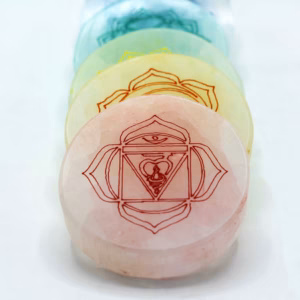 Chakra Set of 7 Charging Plates