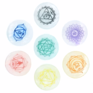 Chakra-Sett med 7 Oppladningsplater