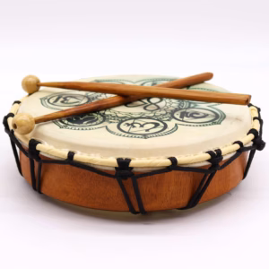 Chakra Shamanic Drum with Sticks - 25cm