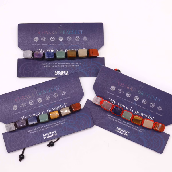 Chakra String Bracelets - Tumble Stones - Image 2