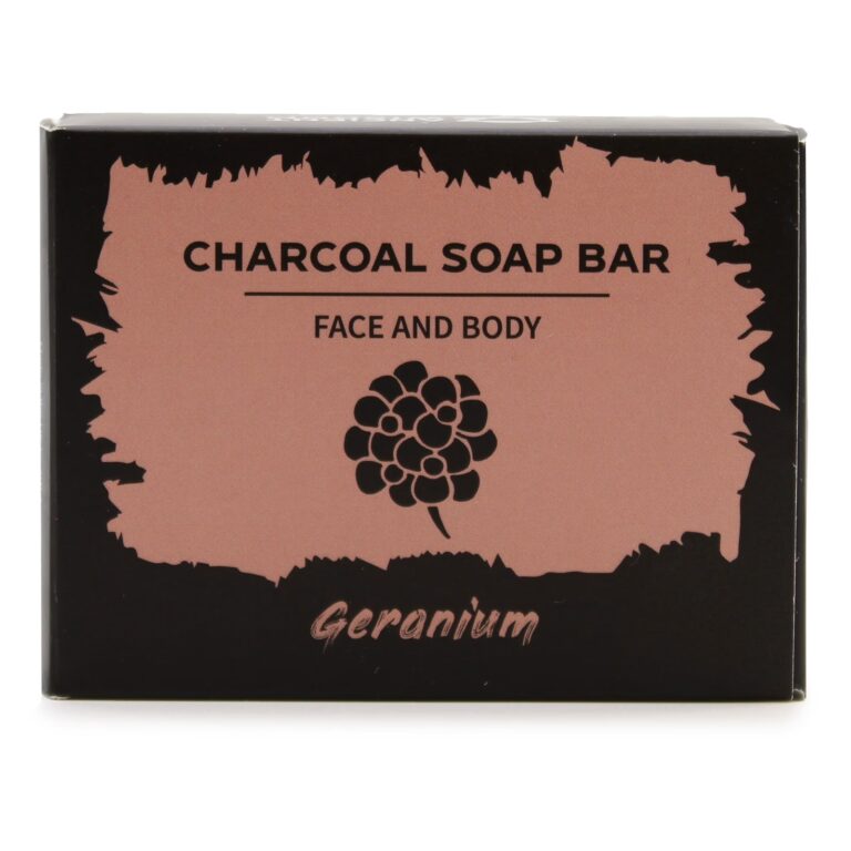Charcoal-Soap-85g-Geranium