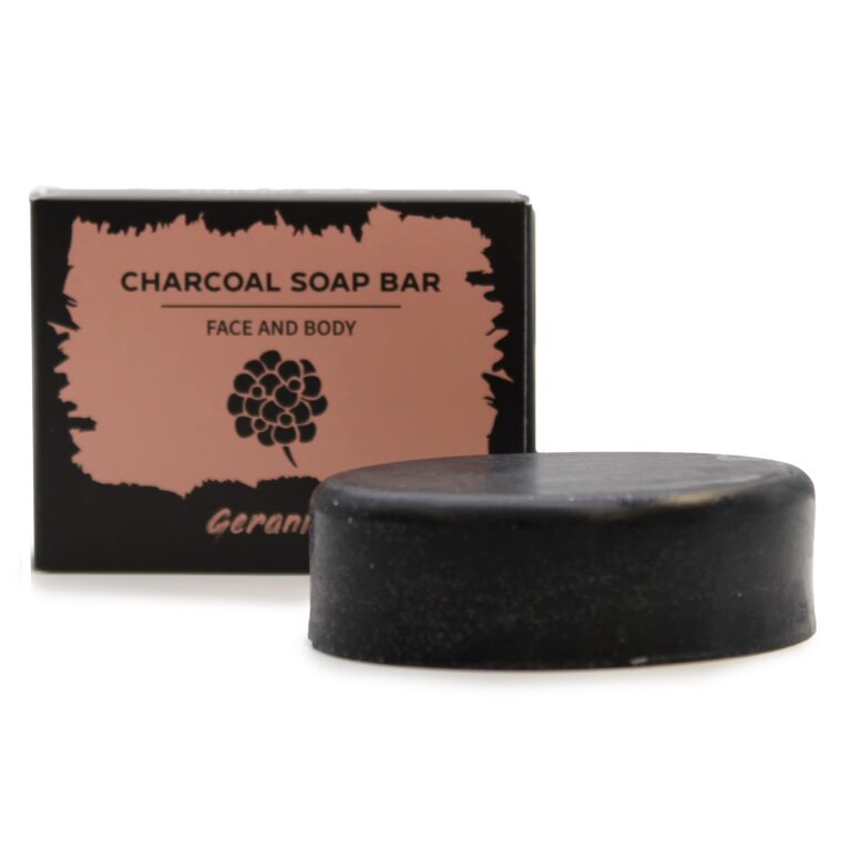 Charcoal-Soap-85g-Geranium