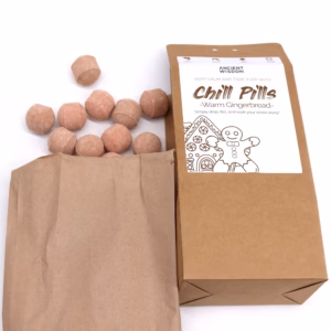 Chill Pills badbomber presentpaket - Varm pepparkaka - 350g