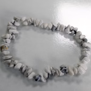 Chipstone Armbånd - Hvit Jaspis