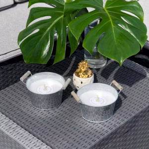 Citronella Zinc Bowl 85x150 - 30hrs