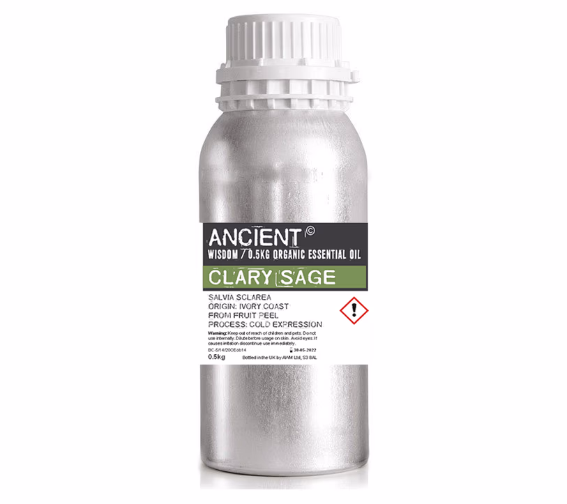 Clary Sage Organic Essential Oil  500ml