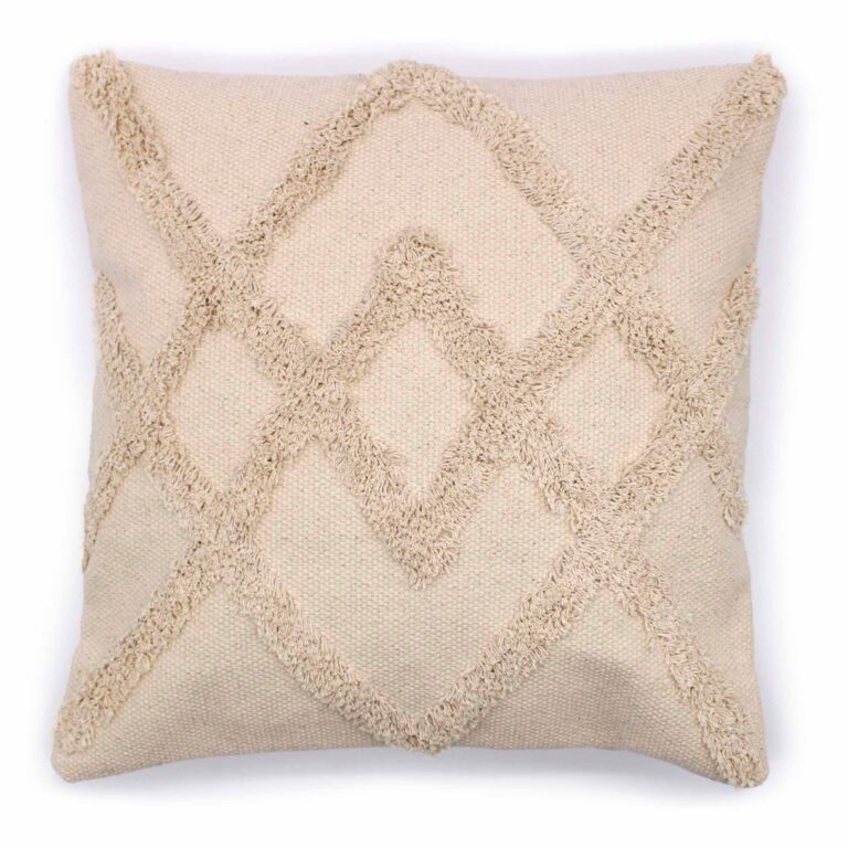 Classic-Cushion-Cover-Cream-Lux-Criss-Cross-45x45cm