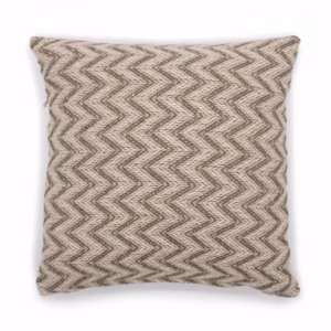 Classic Putetrekk - Sildebein Bred Grå - 40x40Cm