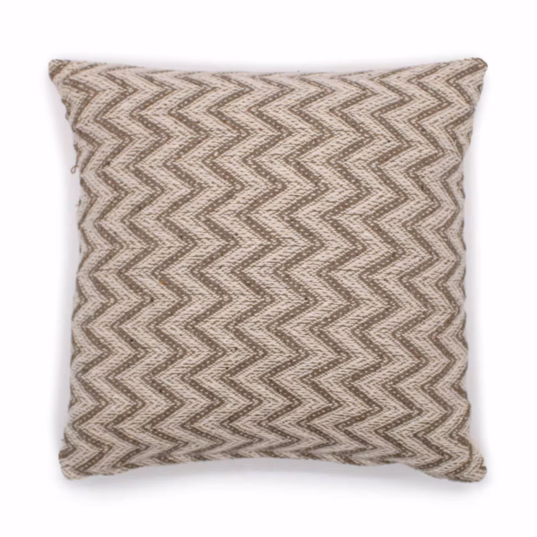 Housse de Coussin Classique - Chevron Large Gris - 40x40cm
