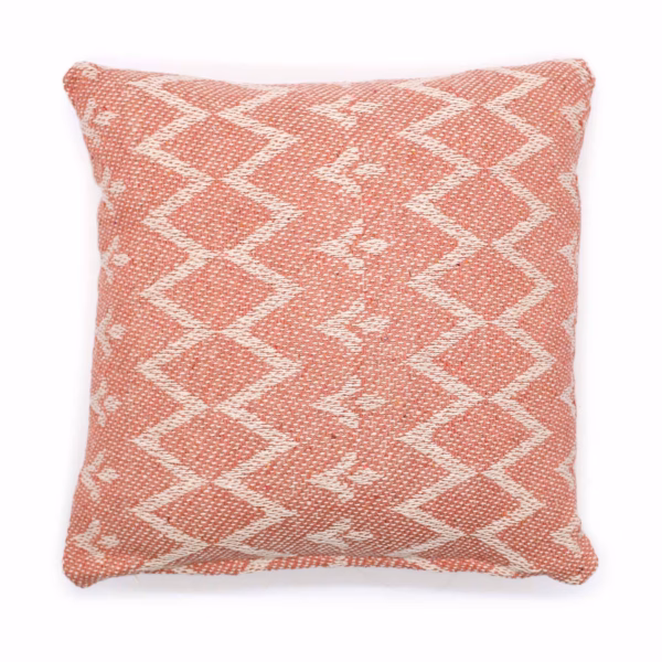 Klassisk Putetrekk - Jaggered Pink - 40x40Cm