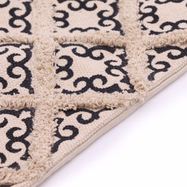 Classic Cushion Cover - Lux Criss-Cross & Print - 45x45cm - Image 2