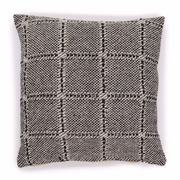 Klassisk Putevaretrekk - Squares Grey - 40x40Cm