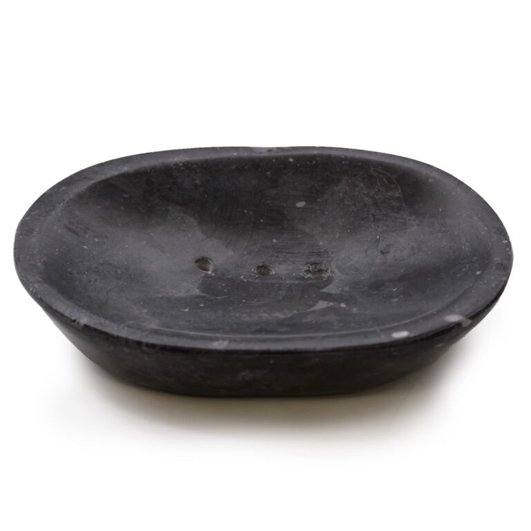 Classic-Oval-Black-Marble-Soap-Dish