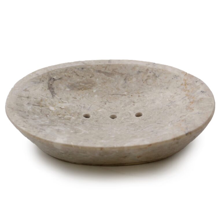 Classic-Oval-Cream-Marble-Soap-Dish