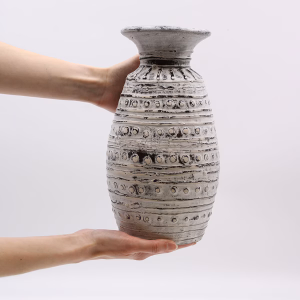 Klassisk Formet Vase - Krem - Bilde 3