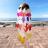 Coconut & Capiz Windchimes - Big Hearts - 40cm - Image 2